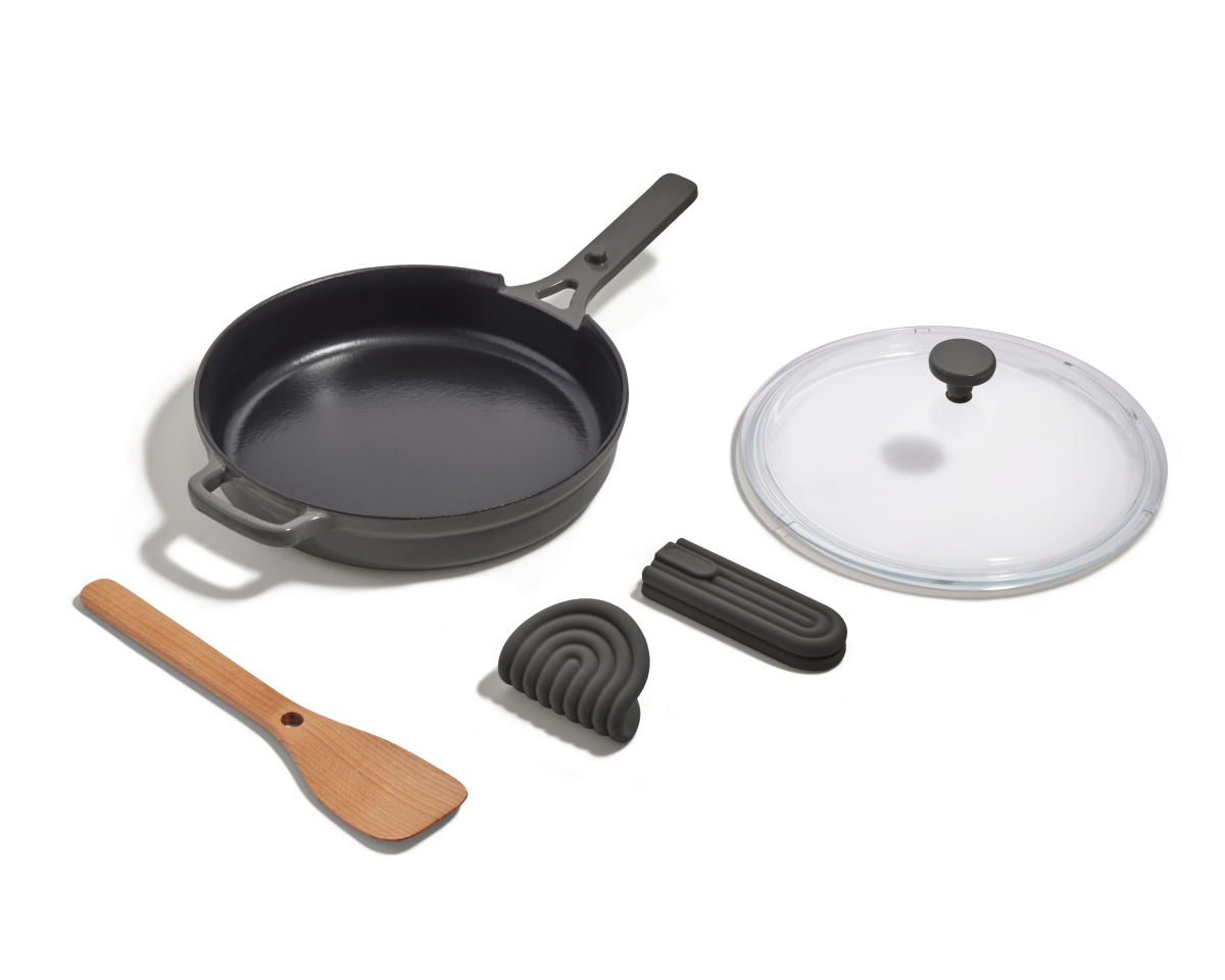 Cast Iron Always Pan in Char View 2