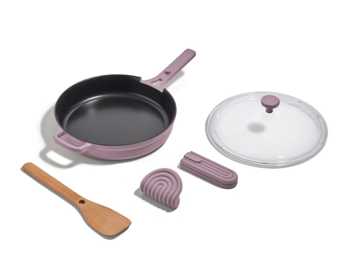 Cast Iron Always Pan in Lavender View 2