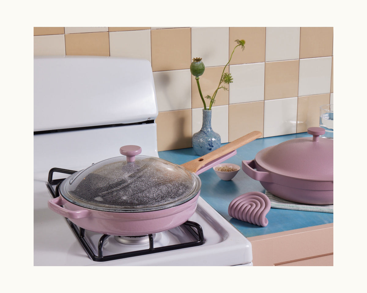 Cast Iron Always Pan in Lavender View 4