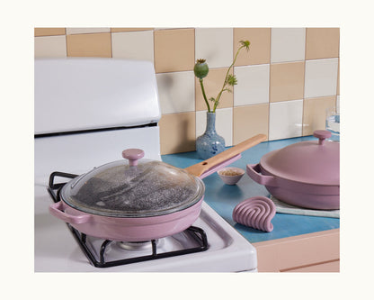 Cast Iron Always Pan in Lavender View 4