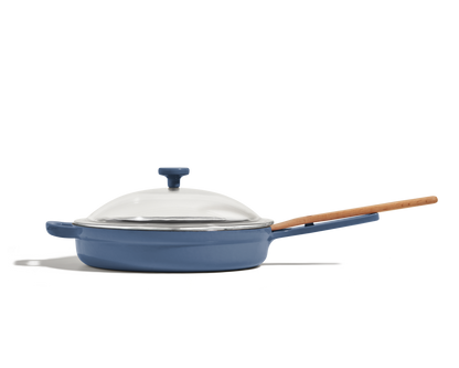 Cast Iron Always Pan in Blue Salt View 1