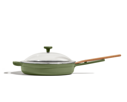 Cast Iron Always Pan in Sage View 1