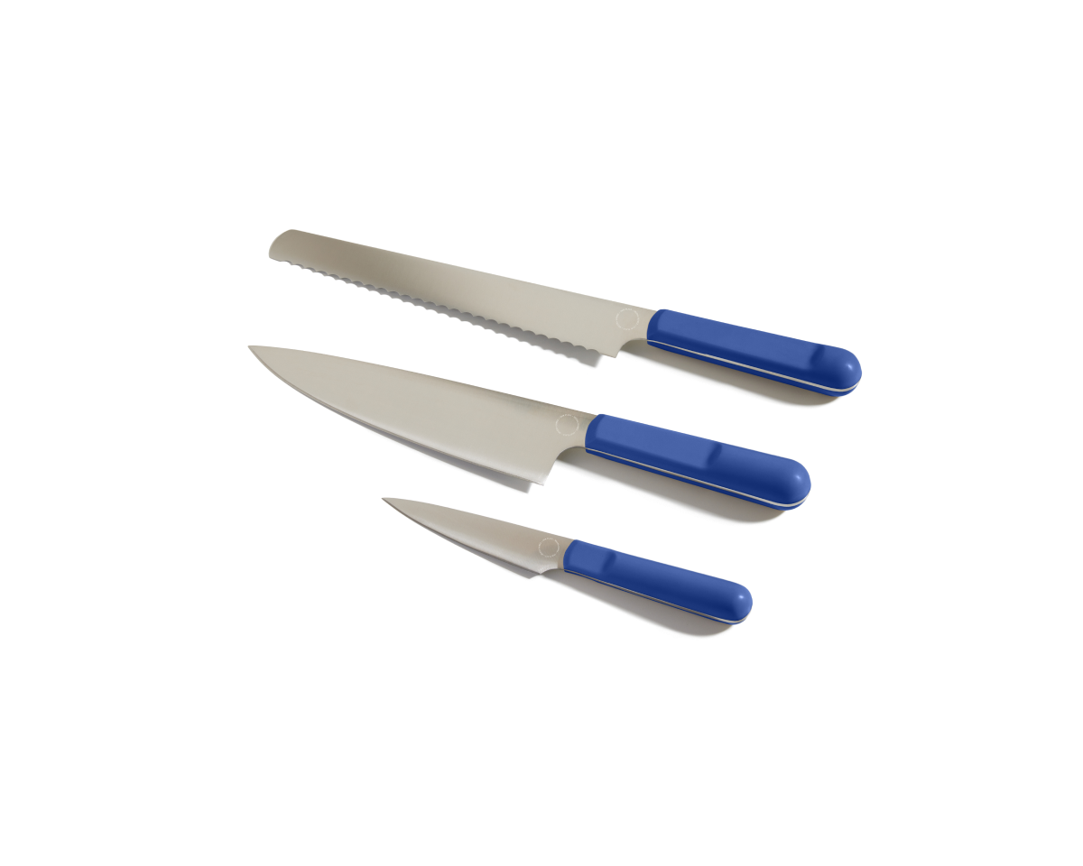 Dark blue Knife Trio