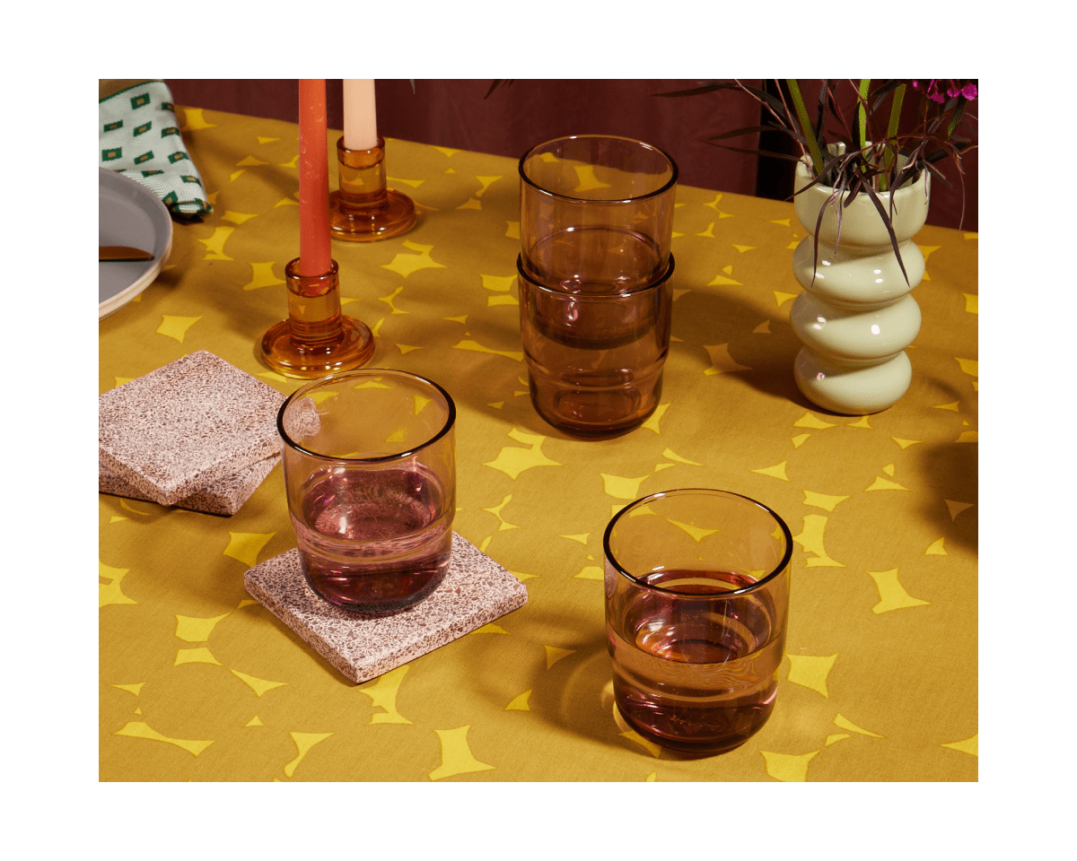 Drinking Glasses in Rosa View 6