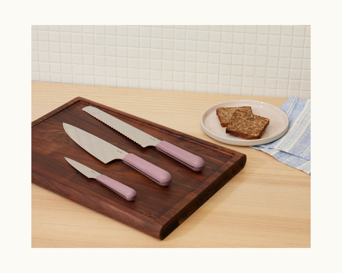 Knife Trio in Lavender View 3