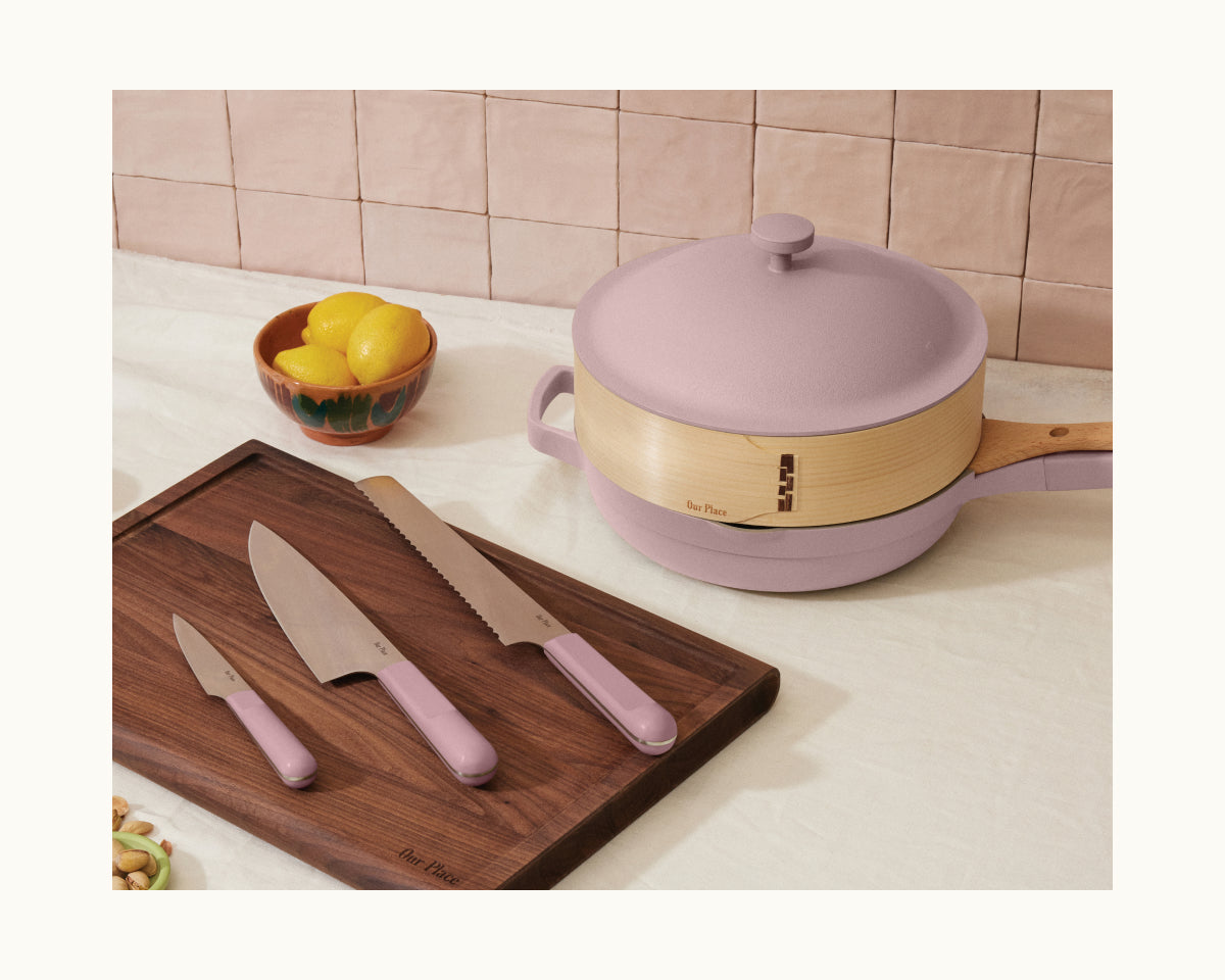 Knife Trio in Lavender View 4