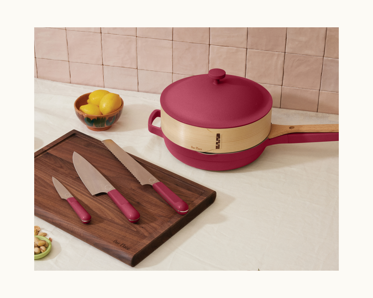 Knife Trio in Rosa View 4