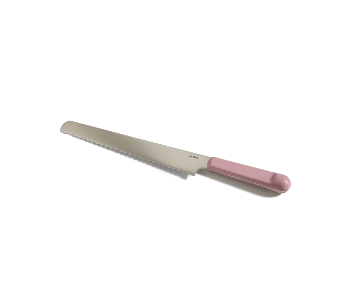 Serrated Slicing Knife in Lavender View 1