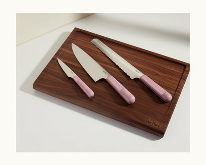 Serrated Slicing Knife in Lavender View 7