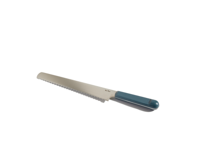 Serrated Slicing Knife in Blue Salt View 1